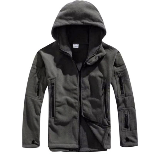 Casaco de Inverno Masculino Militar com Capuz