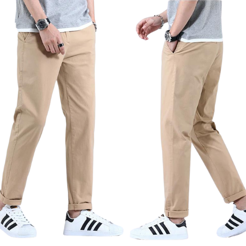 Calça Reta de Sarja - Alfaiataria Masculina
