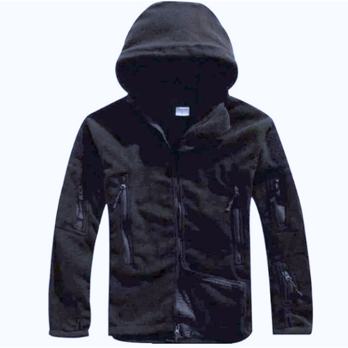 Casaco de Inverno Masculino Militar com Capuz
