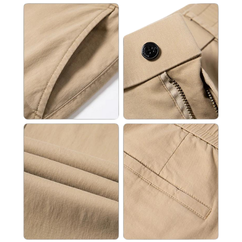 Calça Reta de Sarja - Alfaiataria Masculina