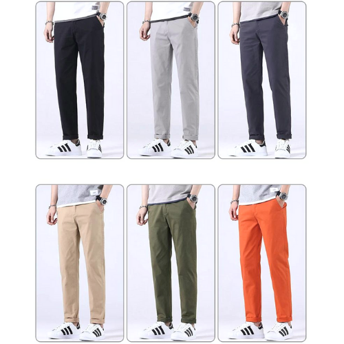 Calça Reta de Sarja - Alfaiataria Masculina