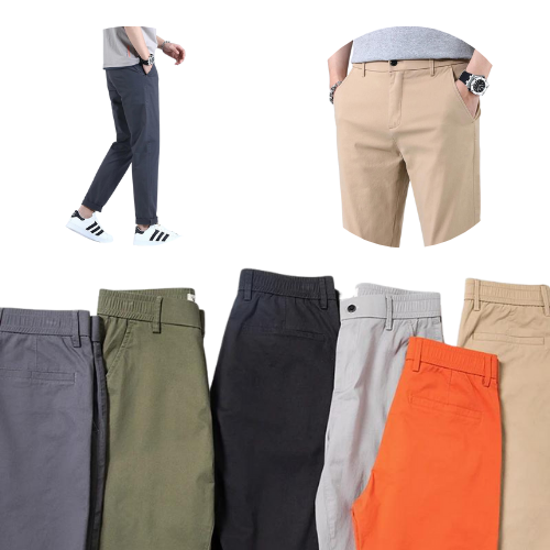 Calça Reta de Sarja - Alfaiataria Masculina