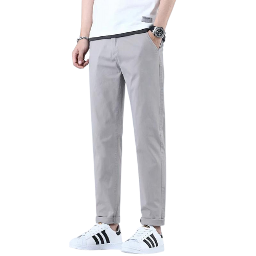 Calça Reta de Sarja - Alfaiataria Masculina