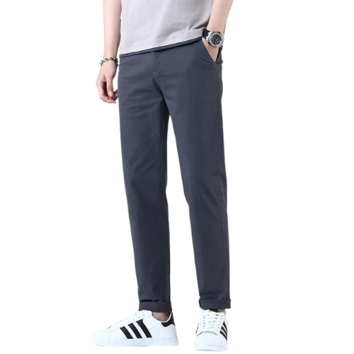 Calça Reta de Sarja - Alfaiataria Masculina