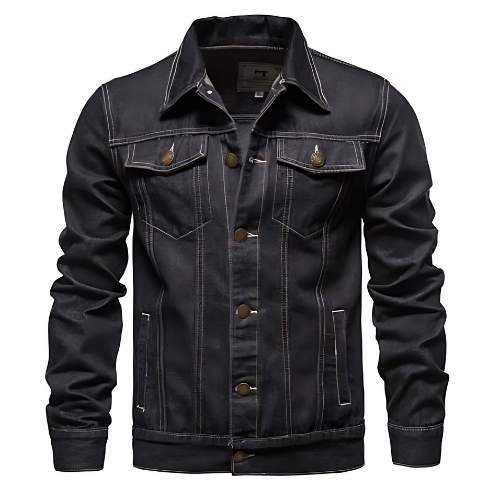 Jaqueta de Frio Jeans Masculina