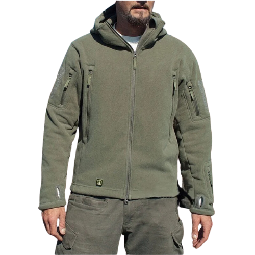 Casaco de Inverno Masculino Militar com Capuz