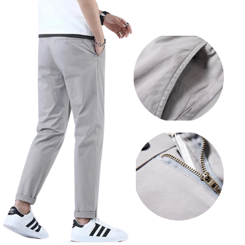 Calça Reta de Sarja - Alfaiataria Masculina