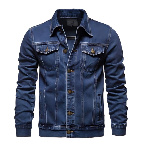Jaqueta de Frio Jeans Masculina