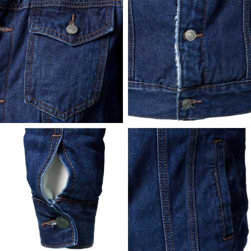 Jaqueta de Frio Jeans Masculina