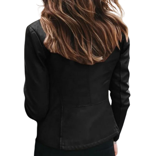 Jaqueta de Couro Feminina Outwear Tracks