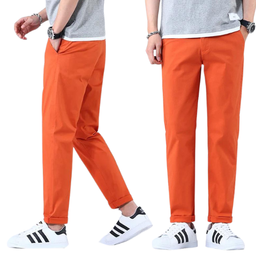 Calça Reta de Sarja - Alfaiataria Masculina