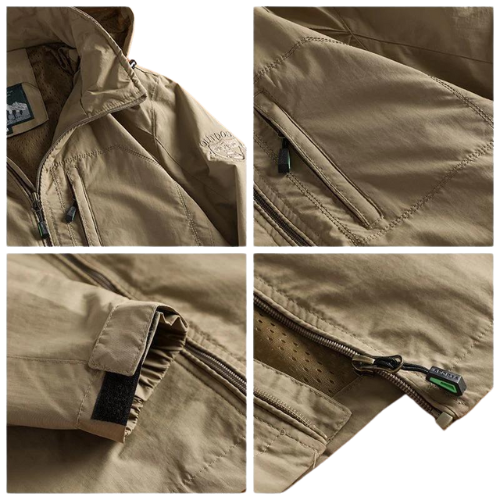 Jaqueta Impermeável Masculina Com Capuz