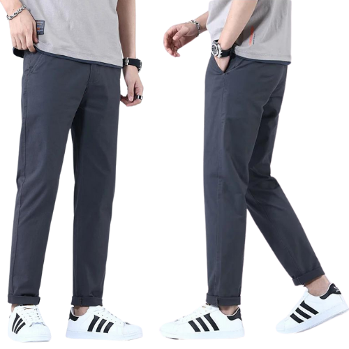 Calça Reta de Sarja - Alfaiataria Masculina