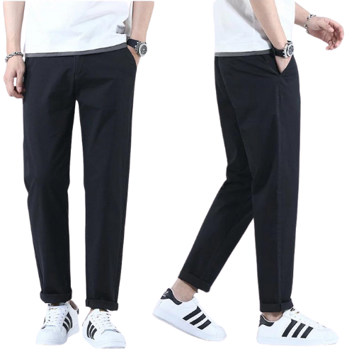 Calça Reta de Sarja - Alfaiataria Masculina
