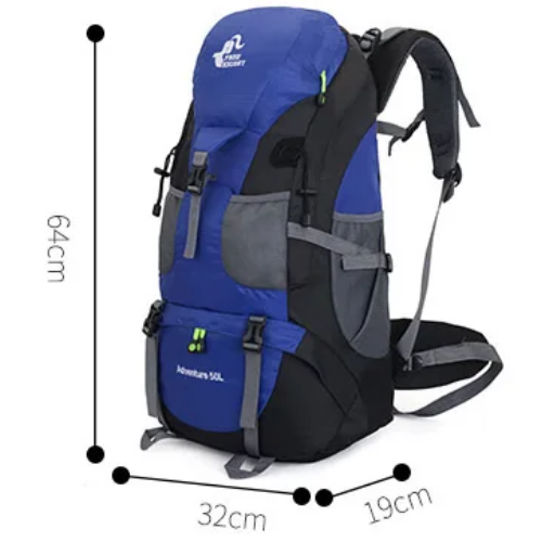 Mochila de Camping Viagem Trilha e Montanhismo 50L - Tracks
