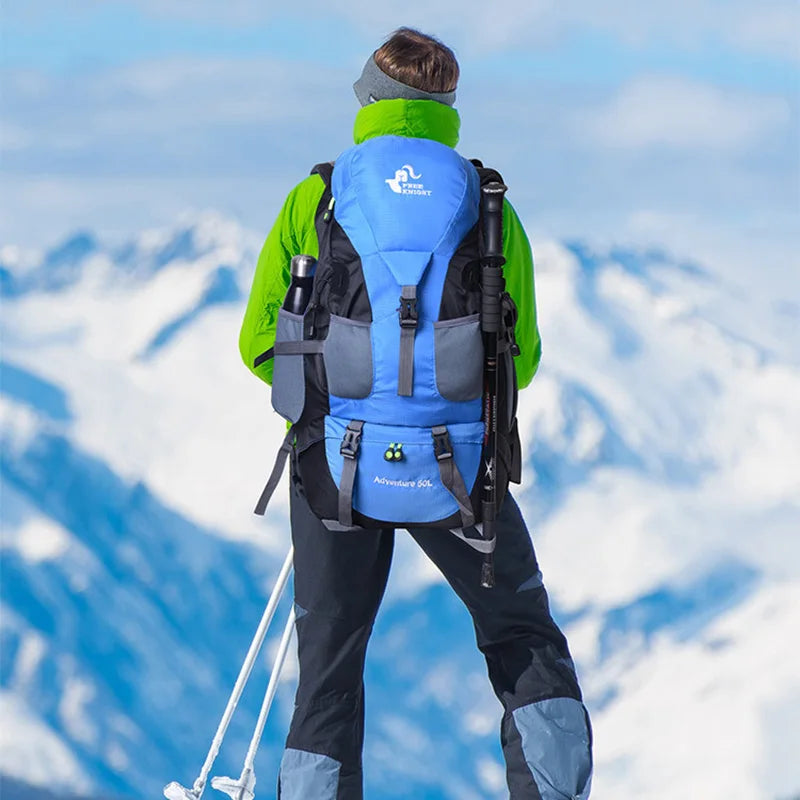 Mochila de Camping Viagem Trilha e Montanhismo 50L - Tracks