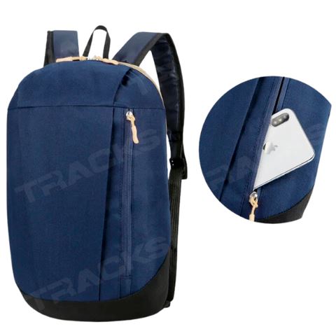 Mochila de Costas Azul - Tracks Confort Acessórios - MBM01 Loja Tracks